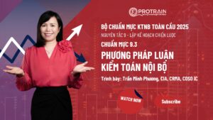 Chuẩn mực 9.3 – Phương pháp luận kiểm soát nội bộ